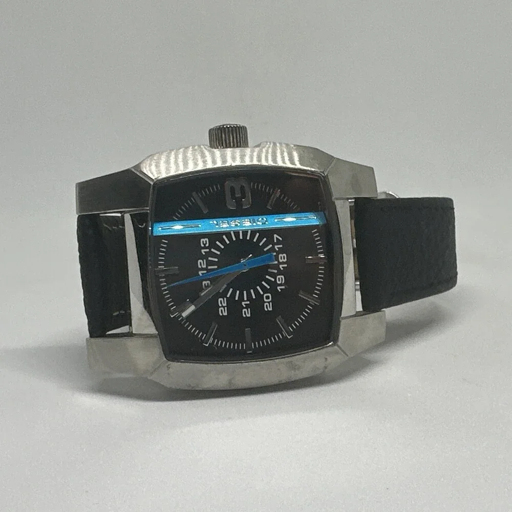 Diesel DZ1128 Men's Black Stainless Steel Analog Dial Quartz Wrist Watch HME671